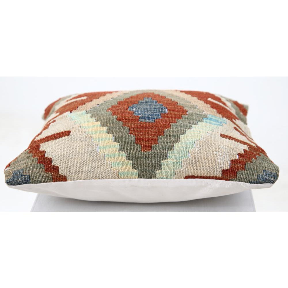 Hand Woven Tribal  Wool Pillow - 1'5'' x 1'5''