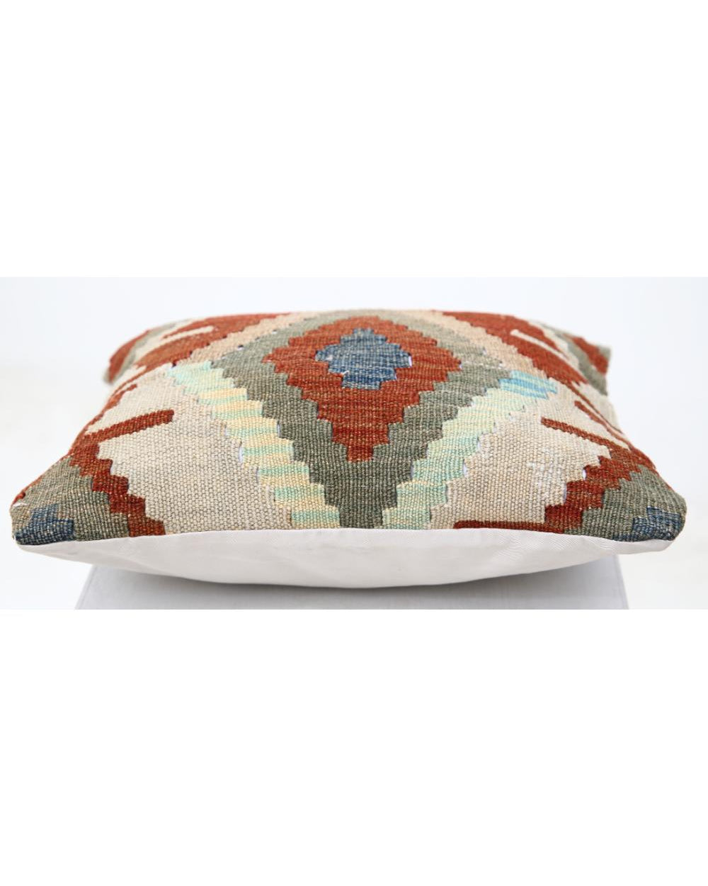Hand Woven Tribal  Wool Pillow - 1'5'' x 1'5''