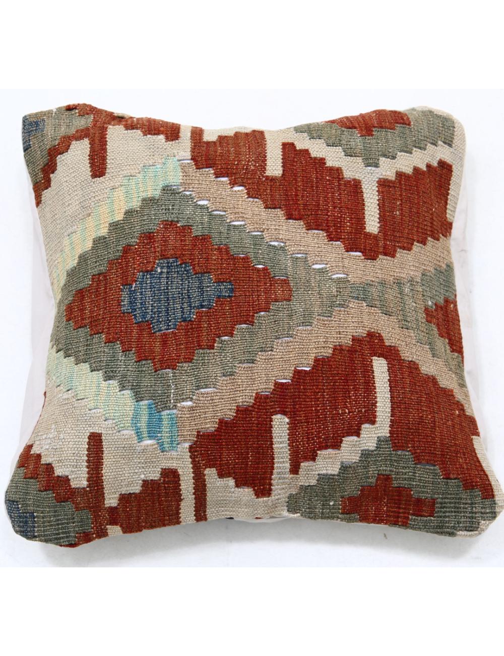 Hand Woven Tribal  Wool Pillow - 1'5'' x 1'5''