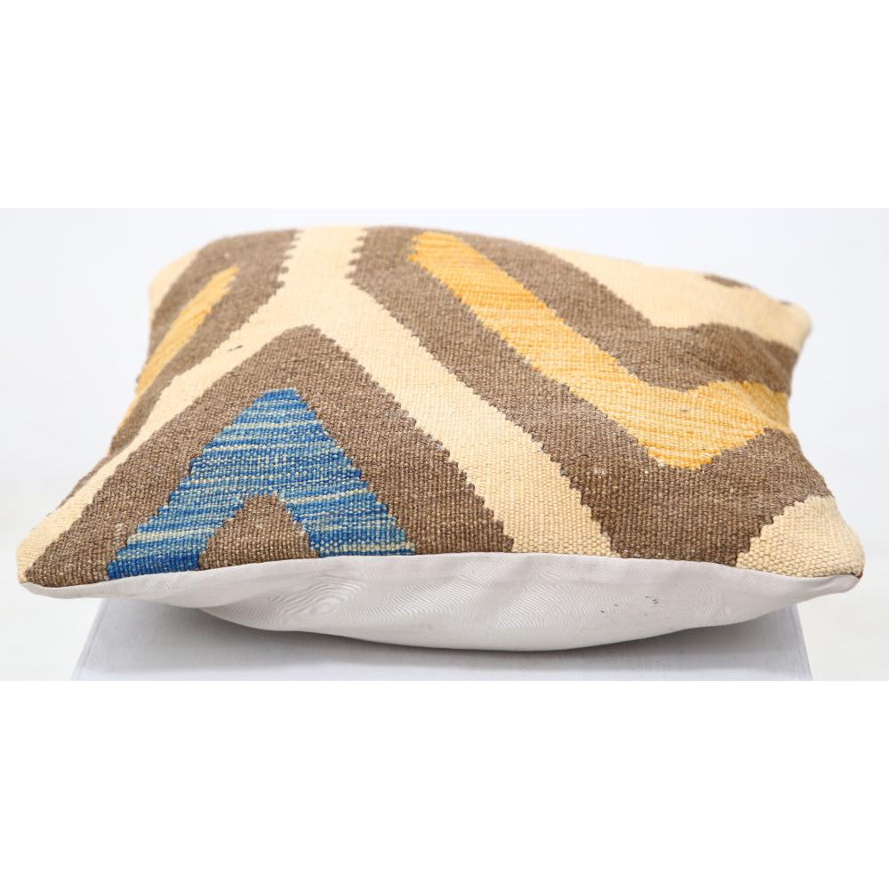 Hand Woven Tribal  Wool Pillow - 1'5'' x 1'5''