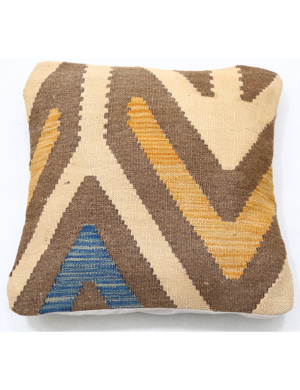 Hand Woven Tribal  Wool Pillow - 1'5'' x 1'5''