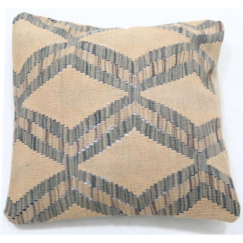 Hand Woven Tribal  Wool Pillow - 1'5'' x 1'5''