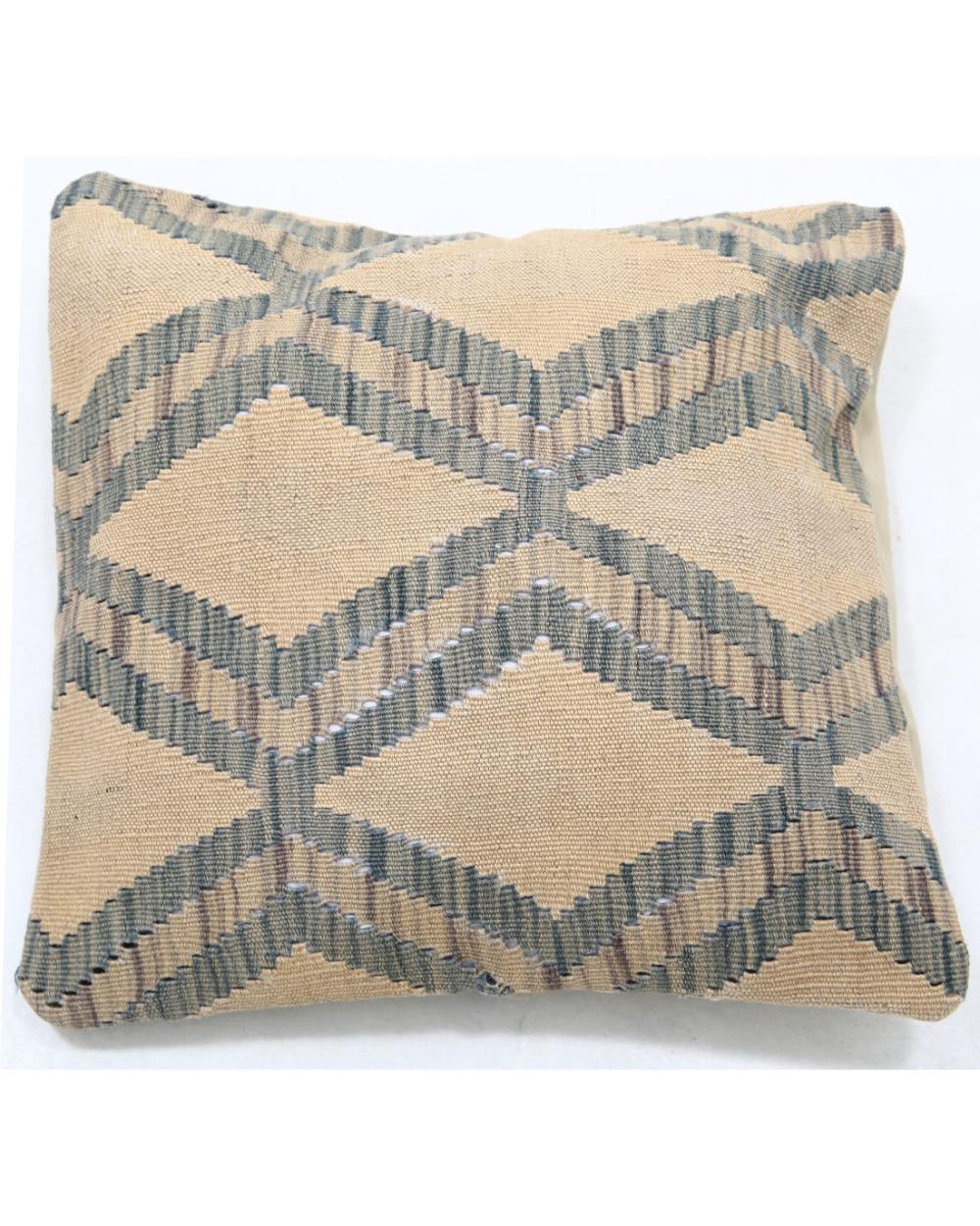 Hand Woven Tribal  Wool Pillow - 1'5'' x 1'5''