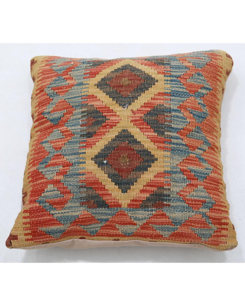 Hand Woven Tribal  Wool Pillow - 1'5'' x 1'5''