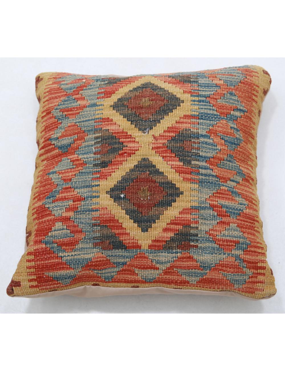 Hand Woven Tribal  Wool Pillow - 1'5'' x 1'5''