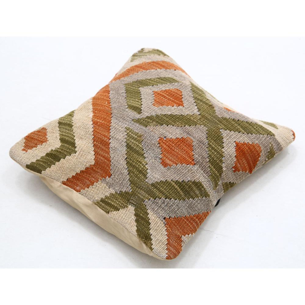 Hand Woven Tribal  Wool Pillow - 1'5'' x 1'5''