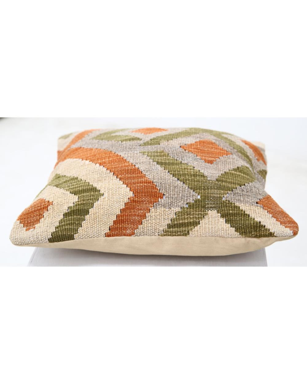 Hand Woven Tribal  Wool Pillow - 1'5'' x 1'5''