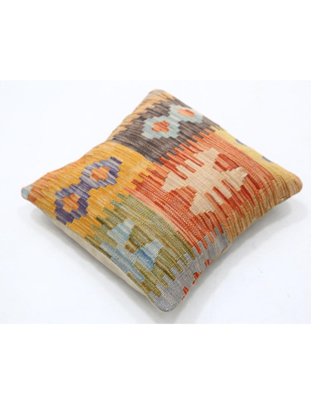 Hand Woven Tribal  Wool Pillow - 1'5'' x 1'5''