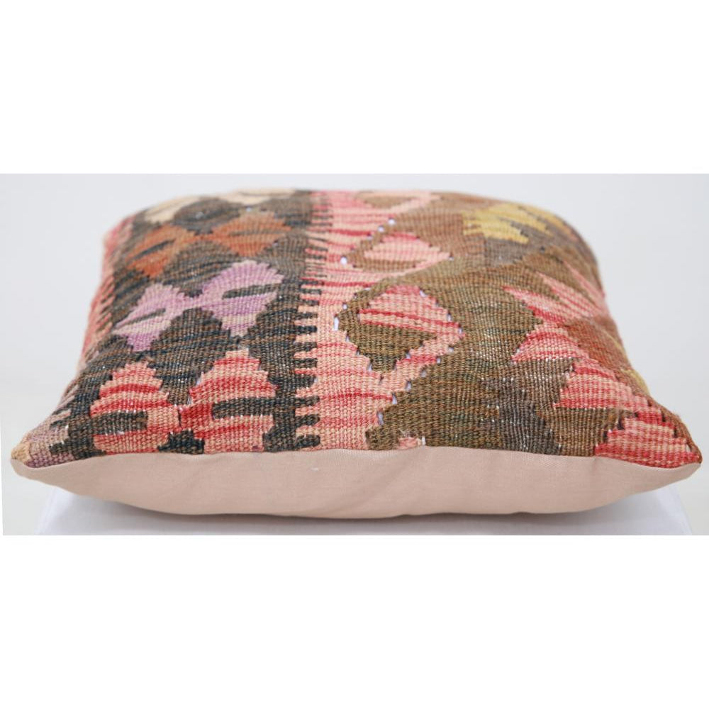 Hand Woven Tribal  Wool Pillow - 1'5'' x 1'5''