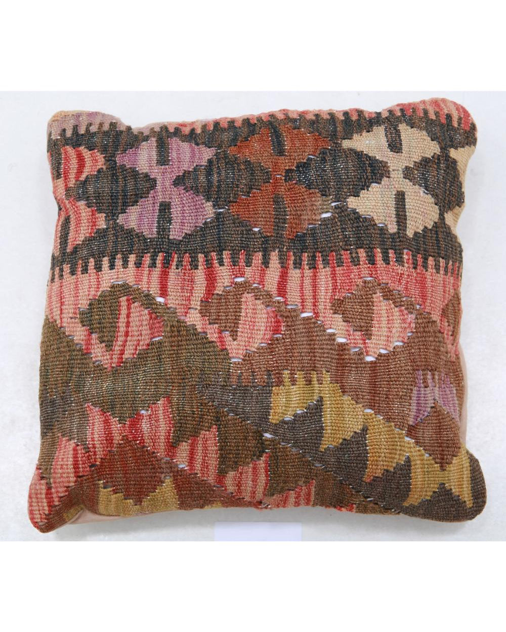 Hand Woven Tribal  Wool Pillow - 1'5'' x 1'5''