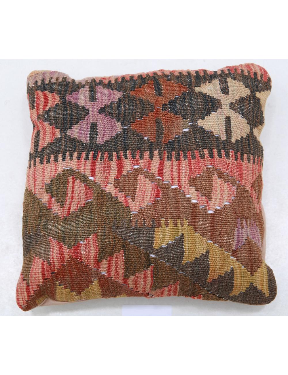 Hand Woven Tribal  Wool Pillow - 1&#39;5&#39;&#39; x 1&#39;5&#39;&#39;