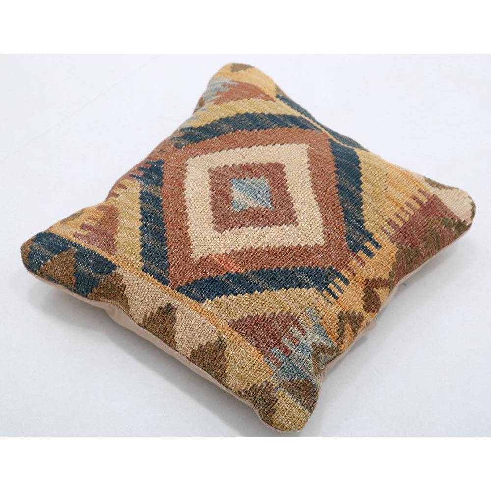 Hand Woven Tribal  Wool Pillow - 1'5'' x 1'5''