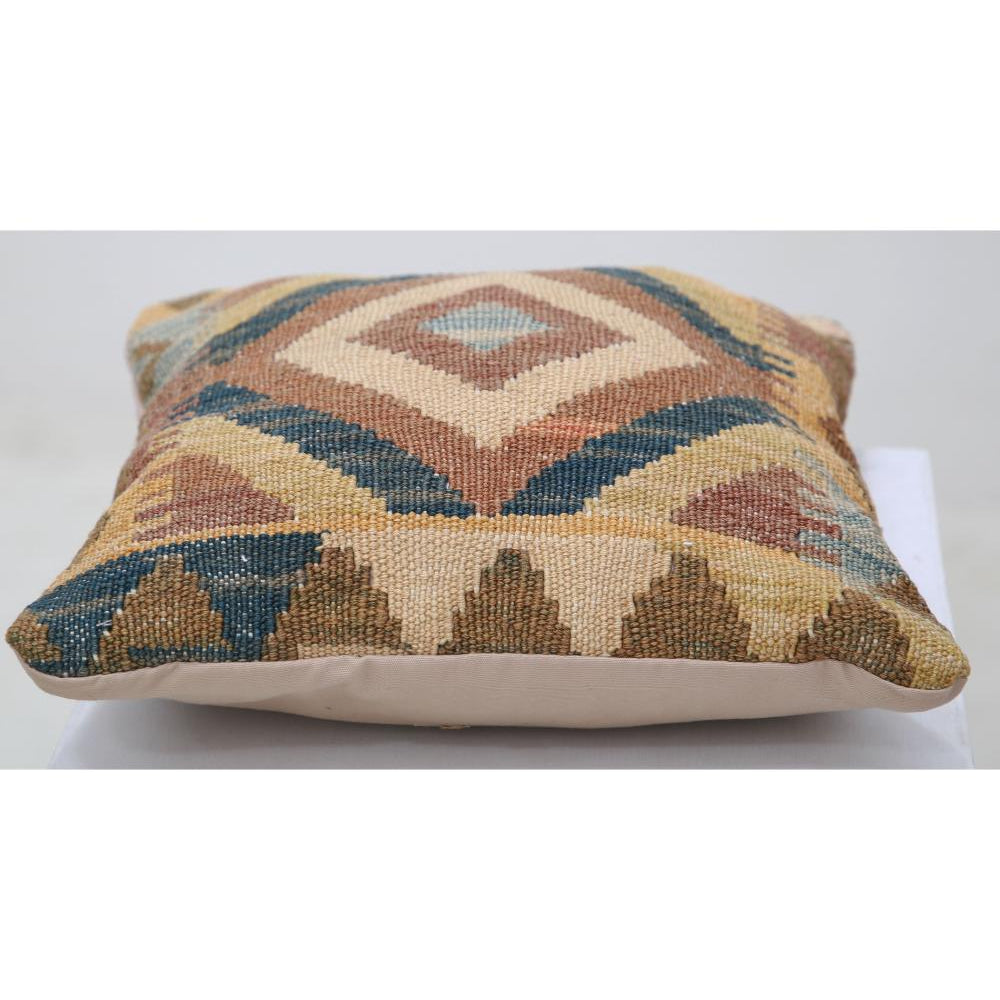Hand Woven Tribal  Wool Pillow - 1'5'' x 1'5''