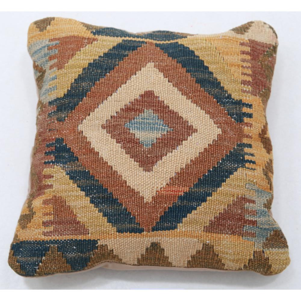 Hand Woven Tribal  Wool Pillow - 1'5'' x 1'5''