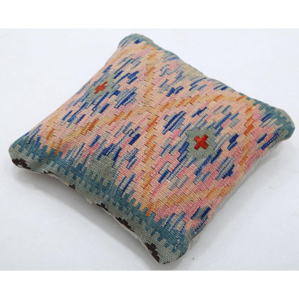 Hand Woven Tribal  Wool Pillow - 1'5'' x 1'5''