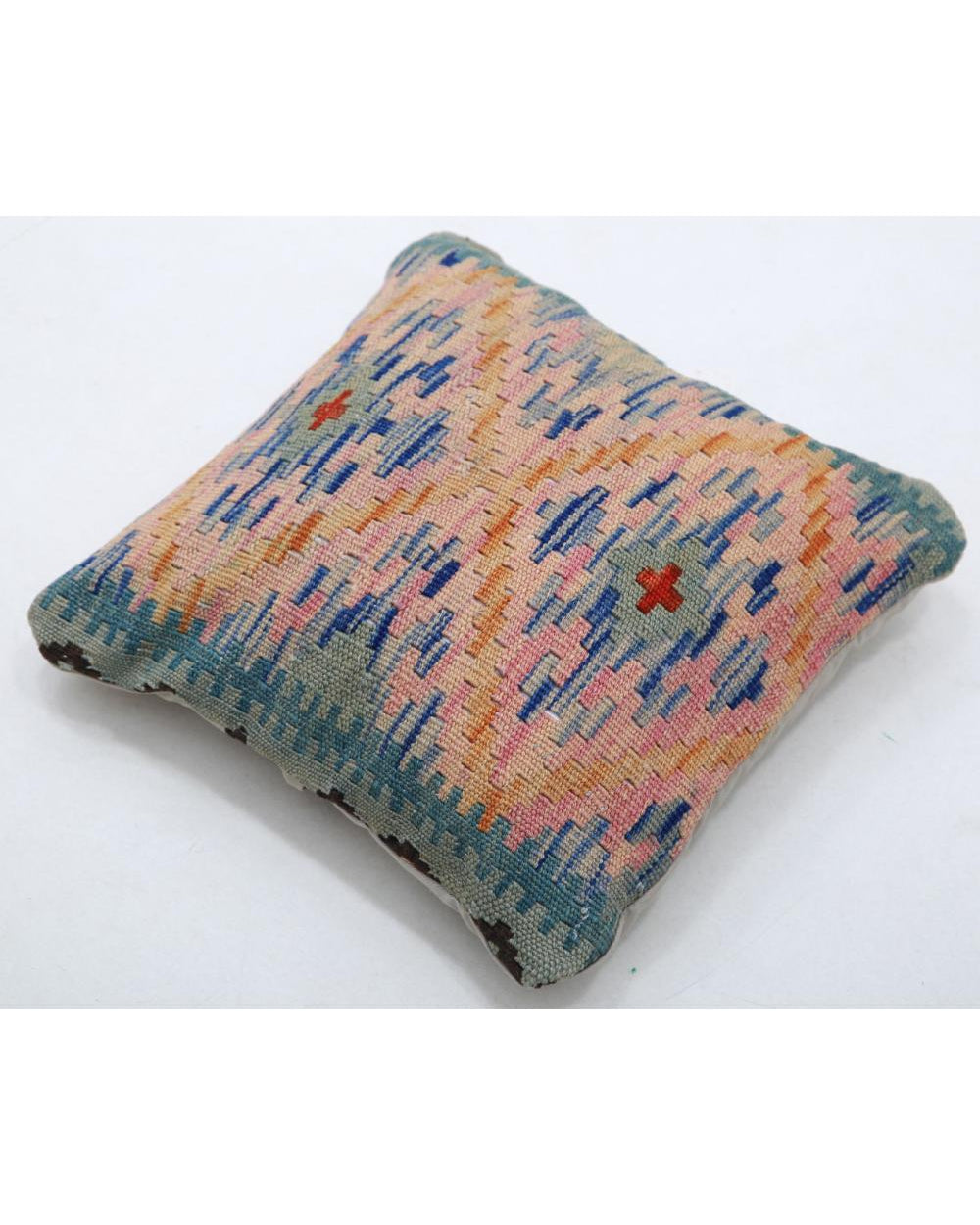 Hand Woven Tribal  Wool Pillow - 1'5'' x 1'5''