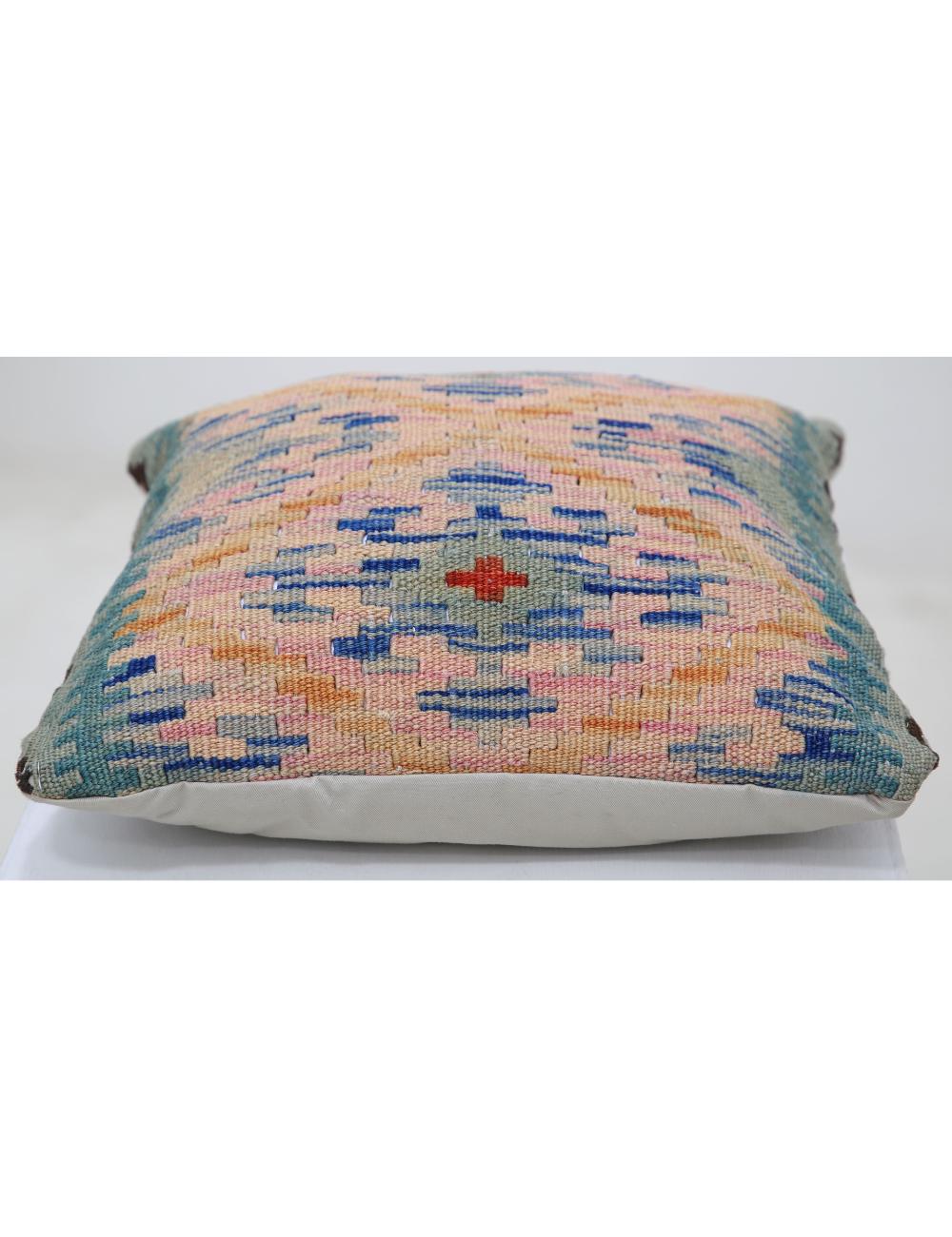 Hand Woven Tribal  Wool Pillow - 1'5'' x 1'5''