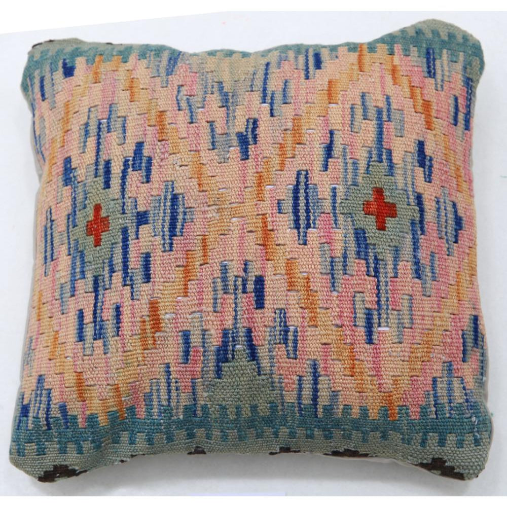 Hand Woven Tribal  Wool Pillow - 1'5'' x 1'5''