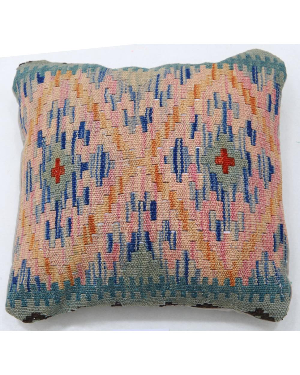 Hand Woven Tribal  Wool Pillow - 1'5'' x 1'5''