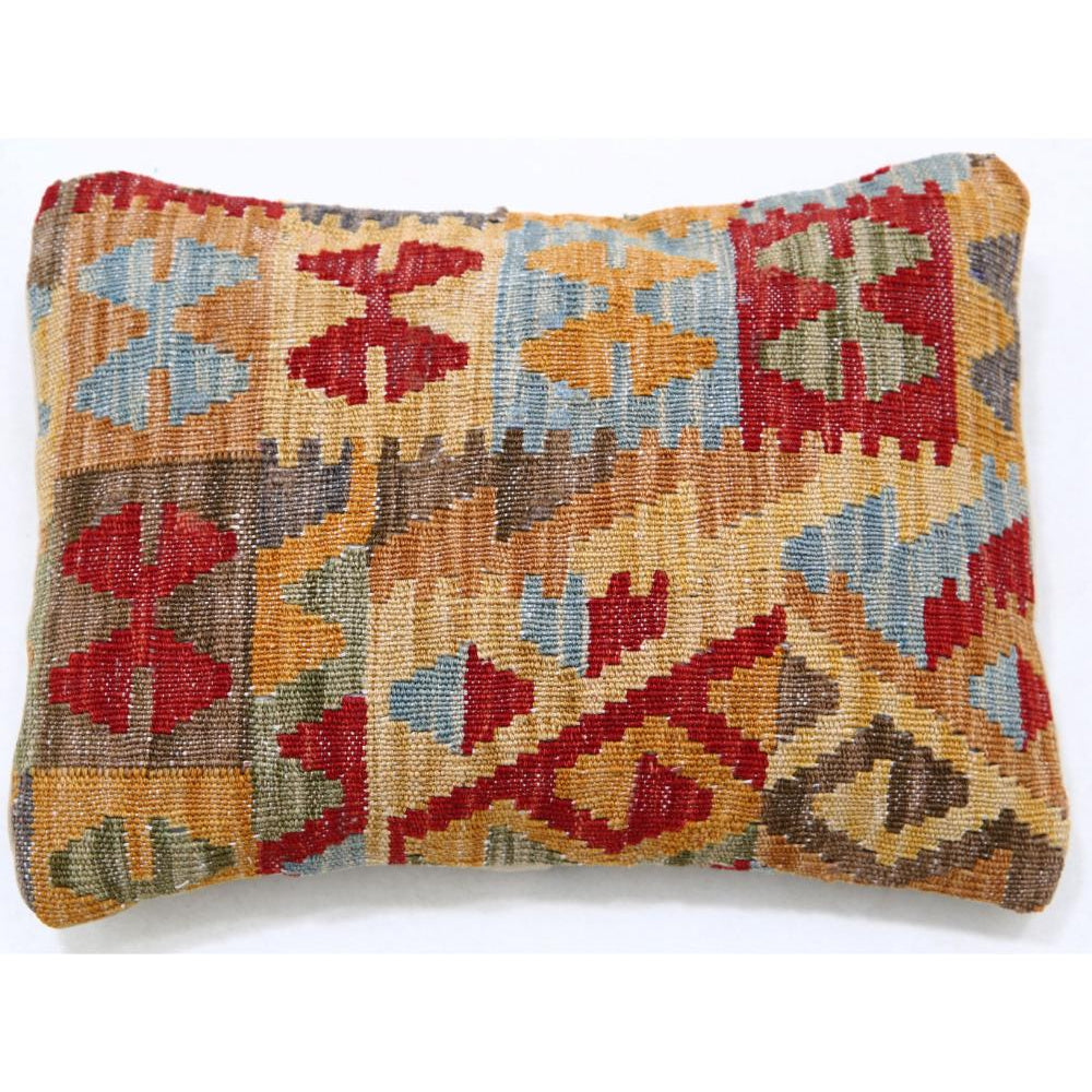Hand Woven Tribal  Wool Pillow - 1'0'' x 1'5''