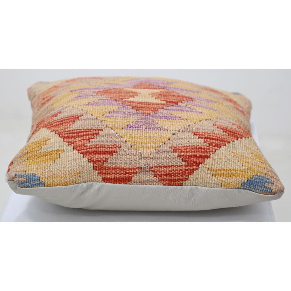 Hand Woven Tribal  Wool Pillow - 1'5'' x 1'5''