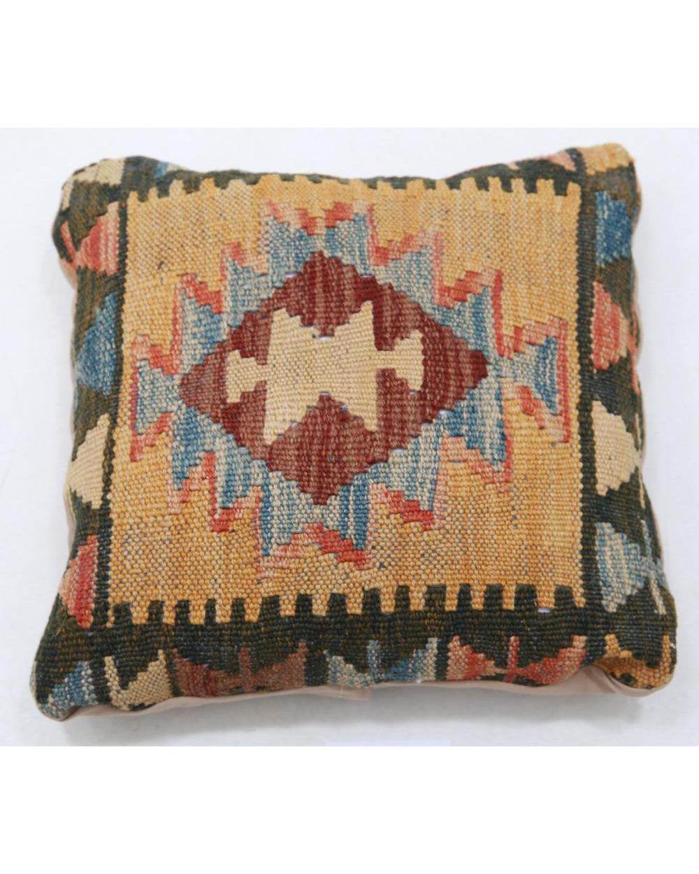 Hand Woven Tribal  Wool Pillow - 1'5'' x 1'5''