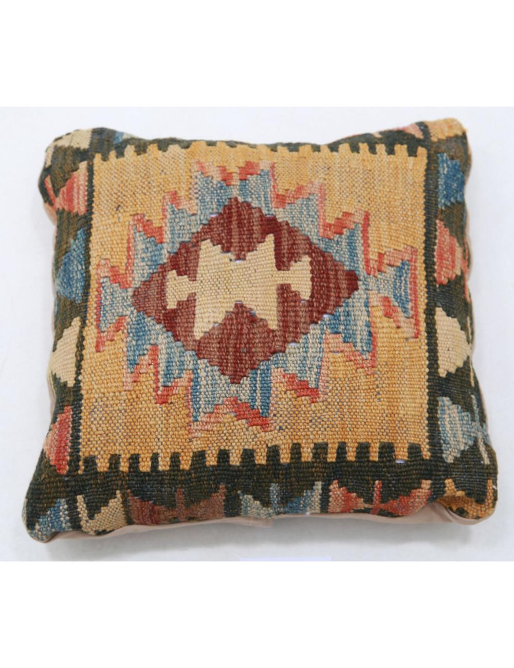 Hand Woven Tribal  Wool Pillow - 1'5'' x 1'5''