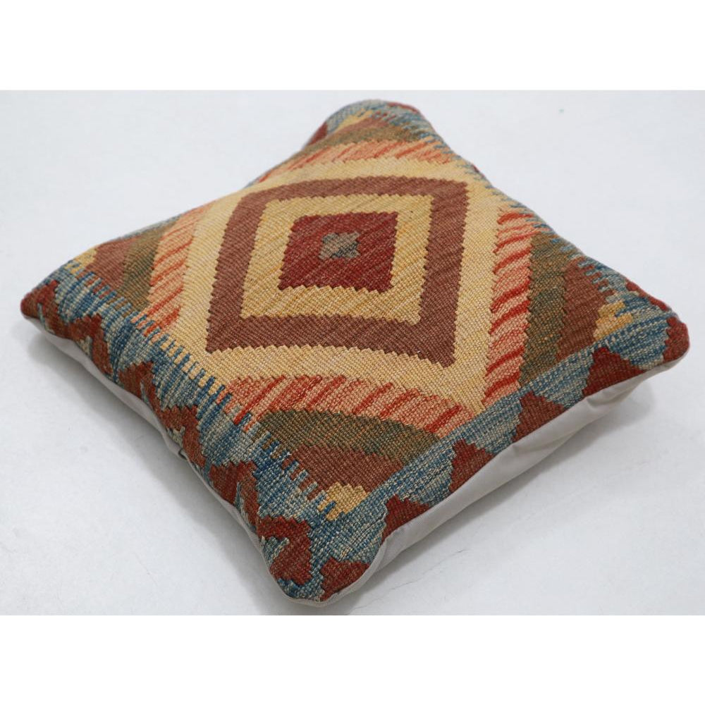 Hand Woven Tribal  Wool Pillow - 1'5'' x 1'5''