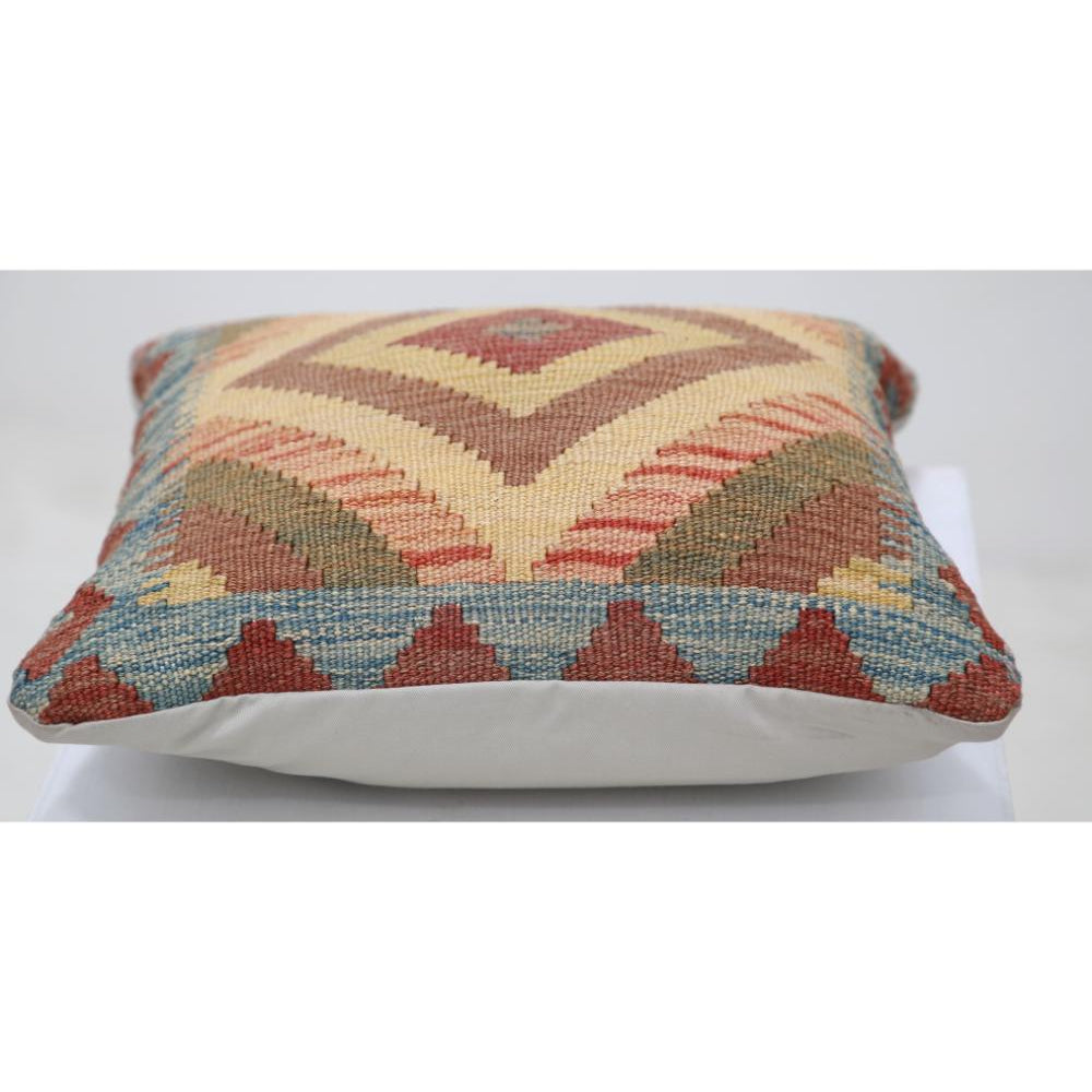 Hand Woven Tribal  Wool Pillow - 1'5'' x 1'5''