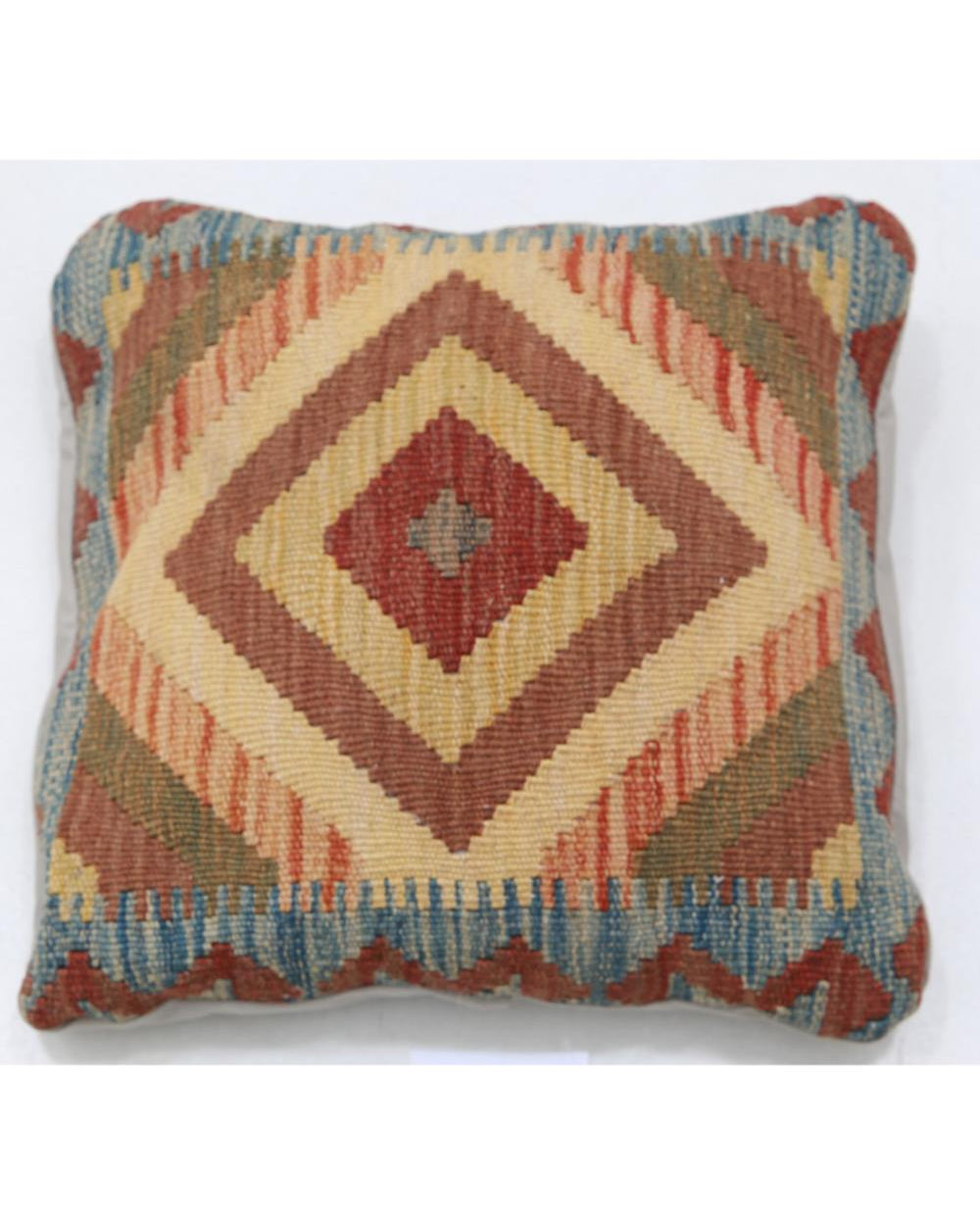 Hand Woven Tribal  Wool Pillow - 1'5'' x 1'5''