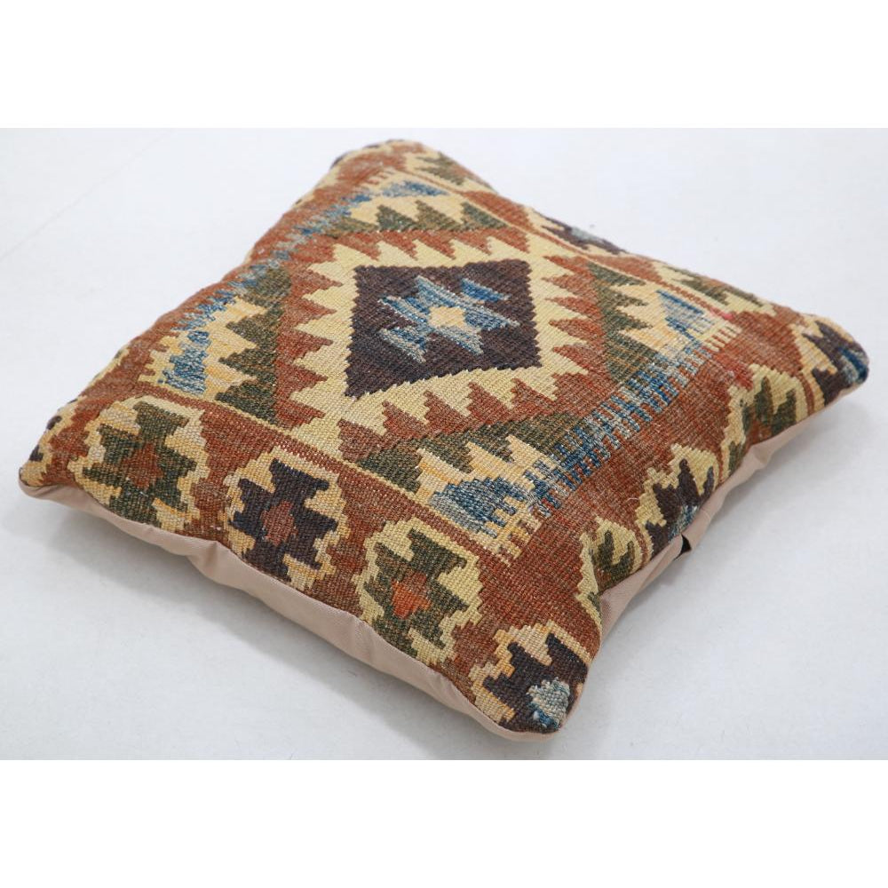 Hand Woven Tribal  Wool Pillow - 1'5'' x 1'5''