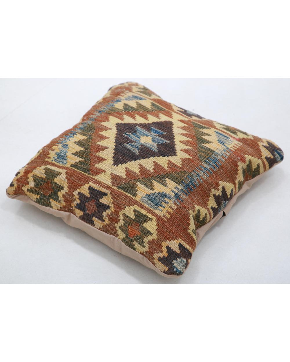 Hand Woven Tribal  Wool Pillow - 1'5'' x 1'5''