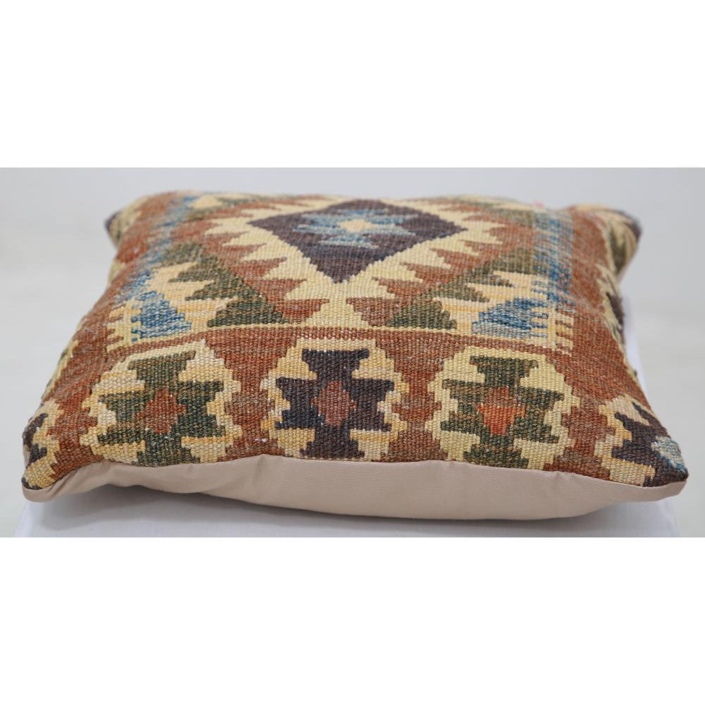 Hand Woven Tribal  Wool Pillow - 1'5'' x 1'5''