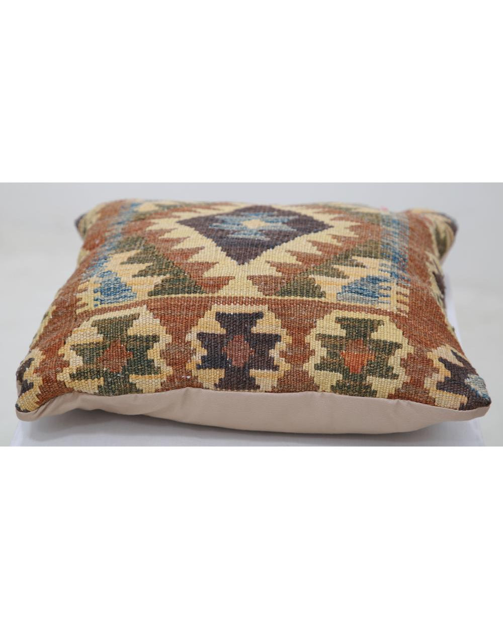 Hand Woven Tribal  Wool Pillow - 1'5'' x 1'5''