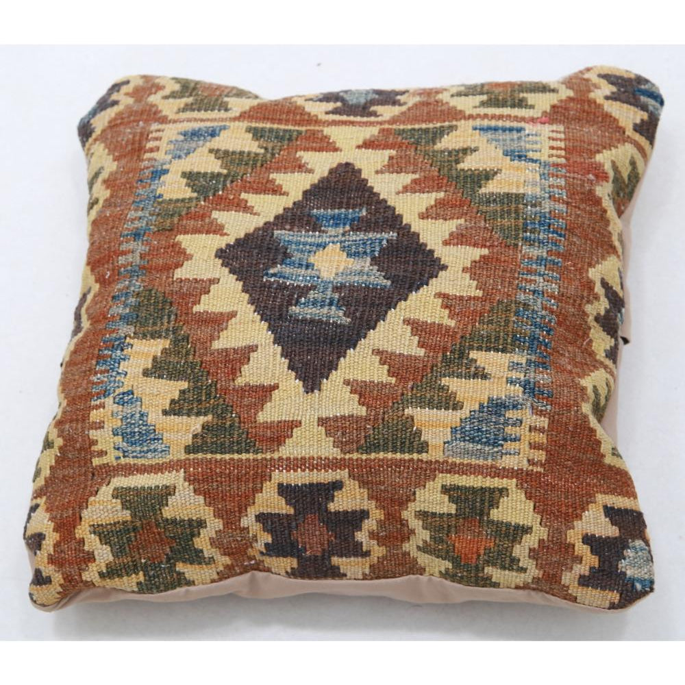 Hand Woven Tribal  Wool Pillow - 1'5'' x 1'5''