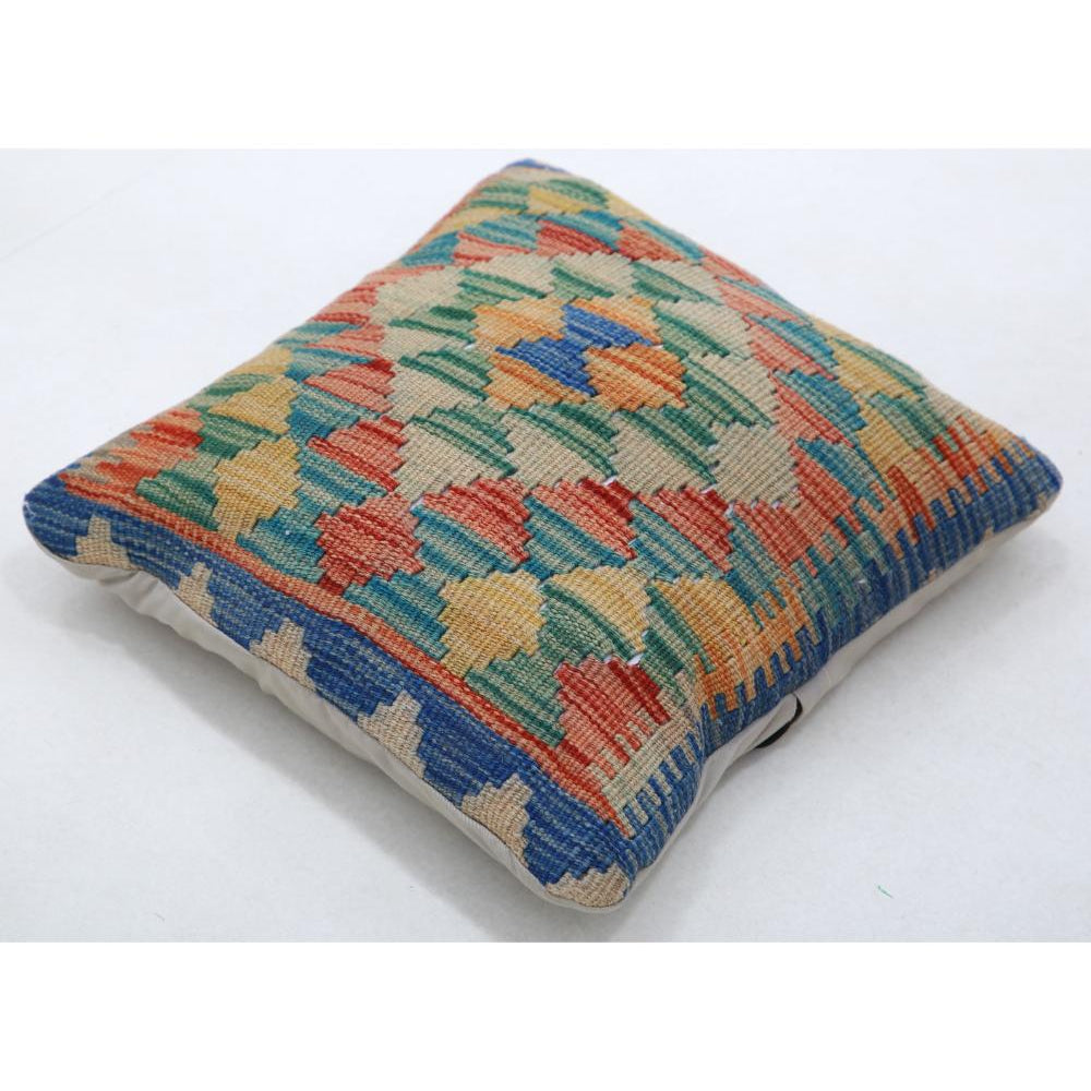 Hand Woven Tribal  Wool Pillow - 1'5'' x 1'5''