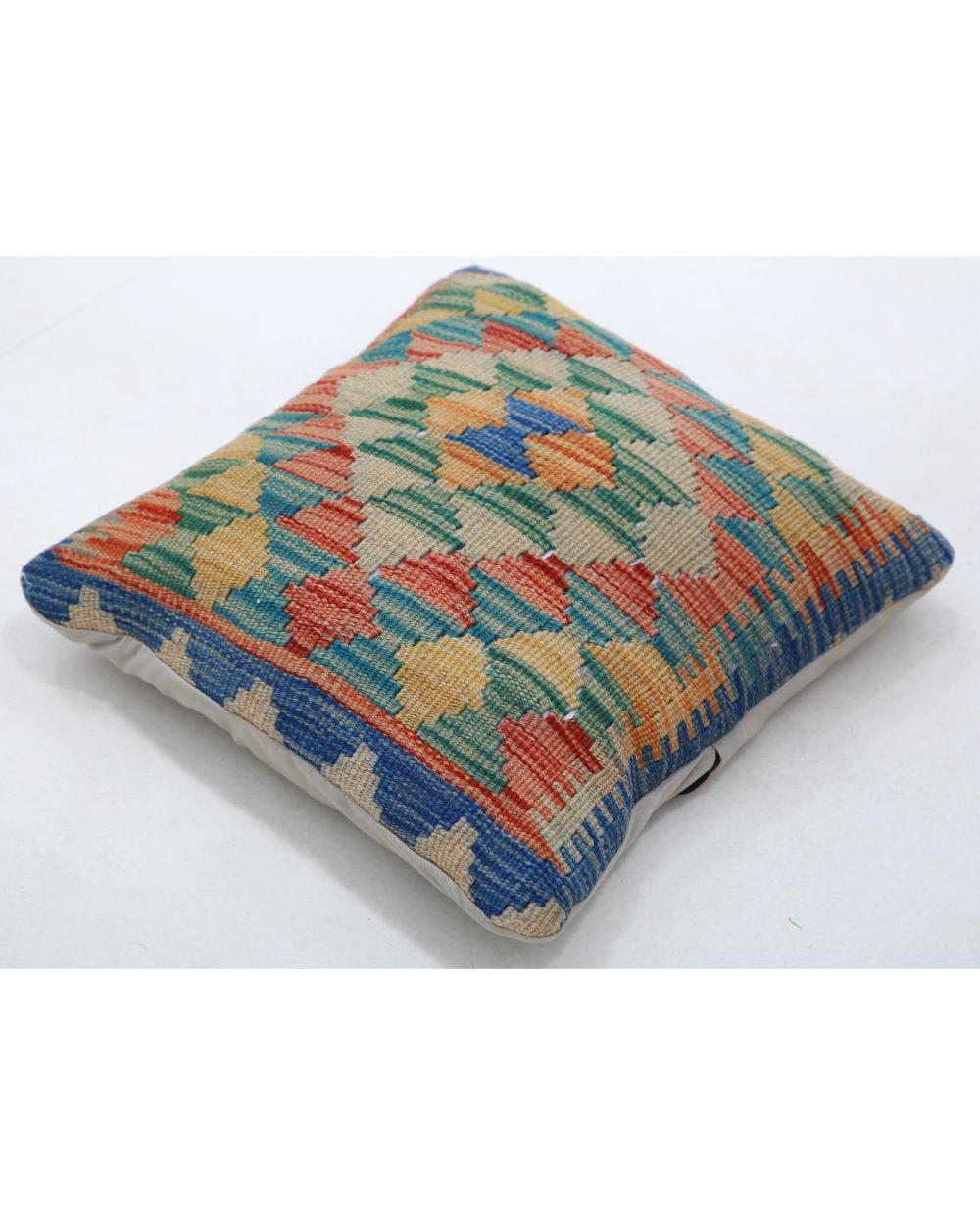 Hand Woven Tribal  Wool Pillow - 1'5'' x 1'5''