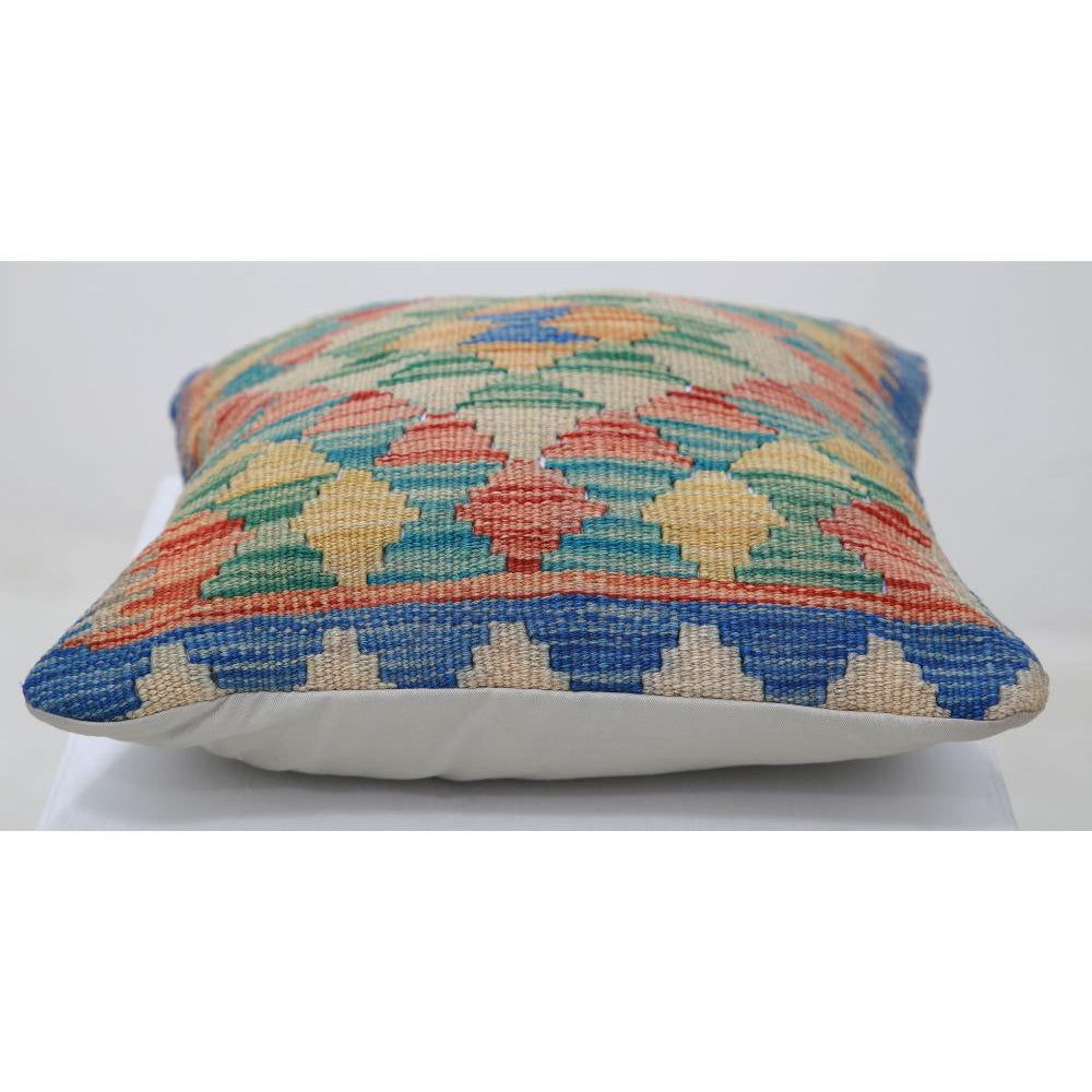 Hand Woven Tribal  Wool Pillow - 1'5'' x 1'5''