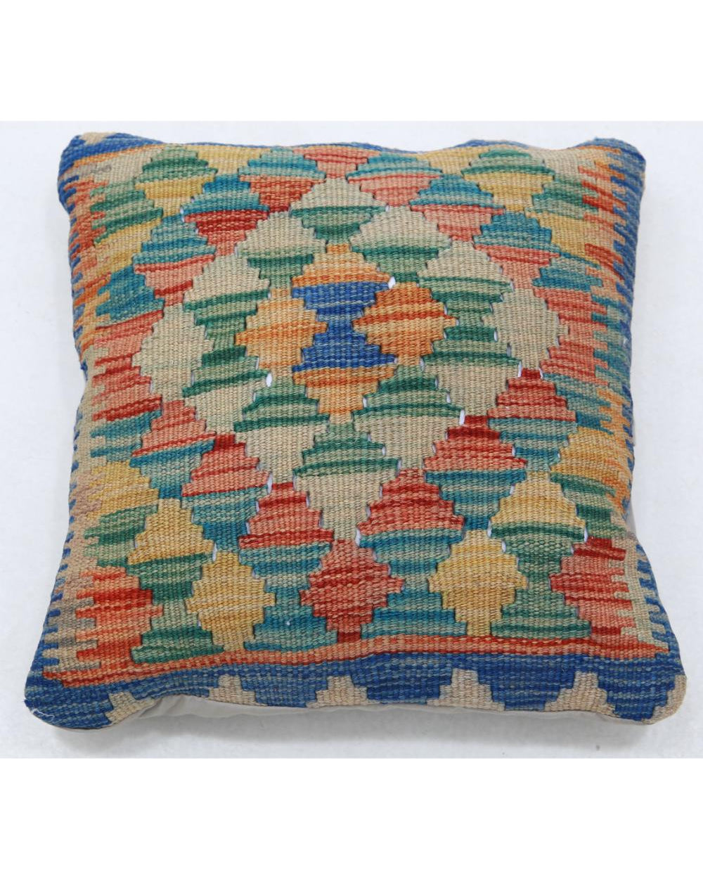 Hand Woven Tribal  Wool Pillow - 1'5'' x 1'5''