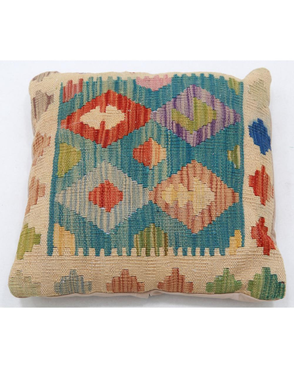 Hand Woven Tribal  Wool Pillow - 1'5'' x 1'5''