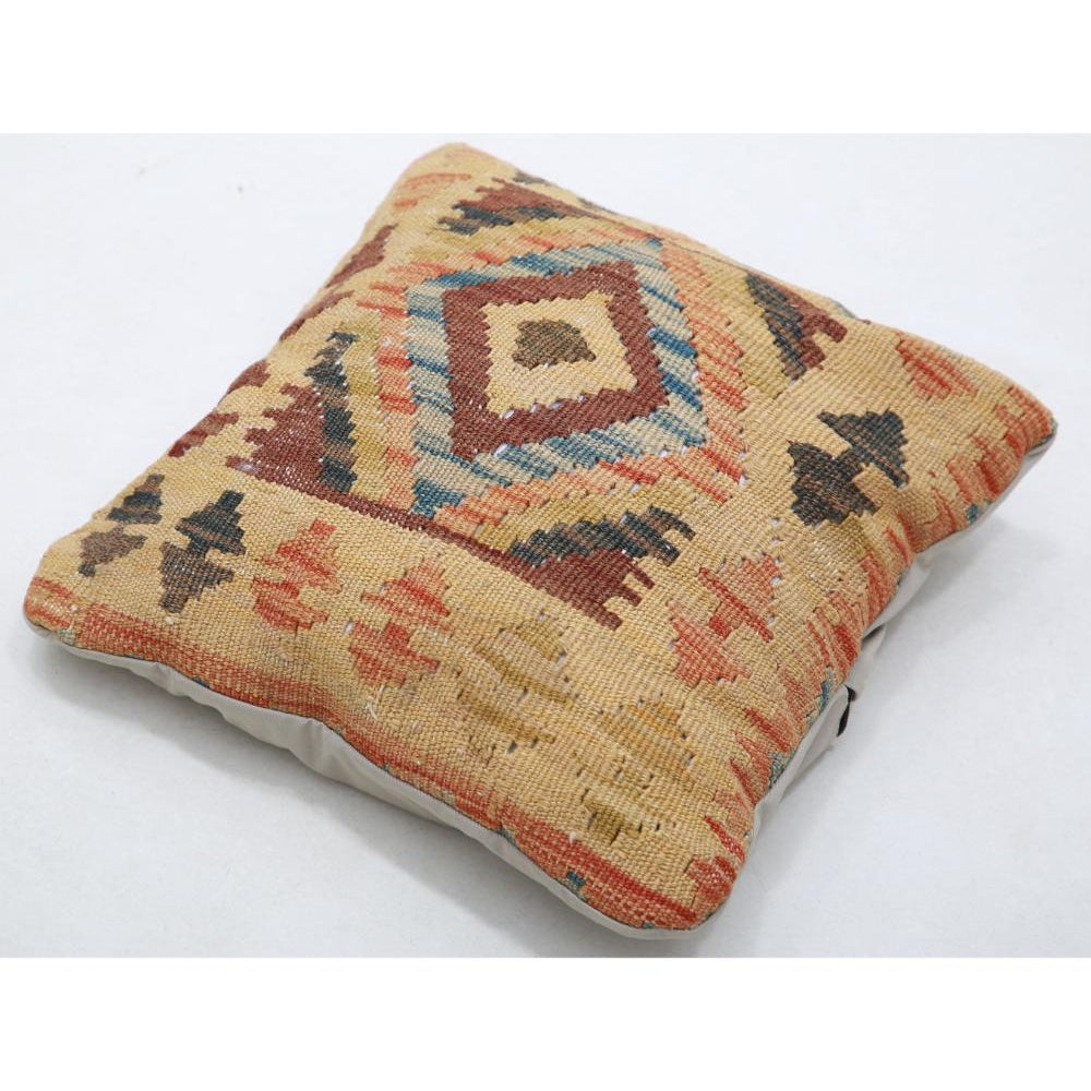 Hand Woven Tribal  Wool Pillow - 1'5'' x 1'5''