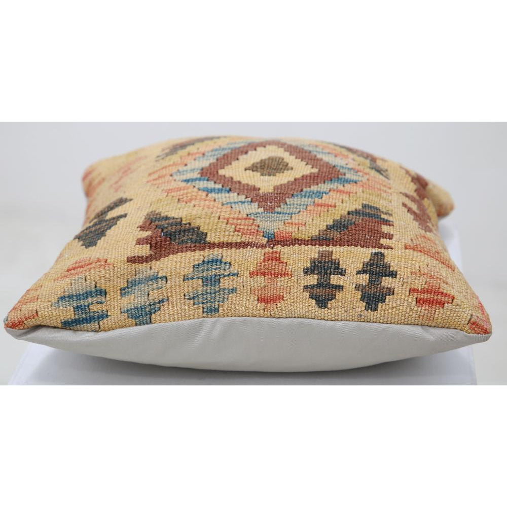 Hand Woven Tribal  Wool Pillow - 1'5'' x 1'5''