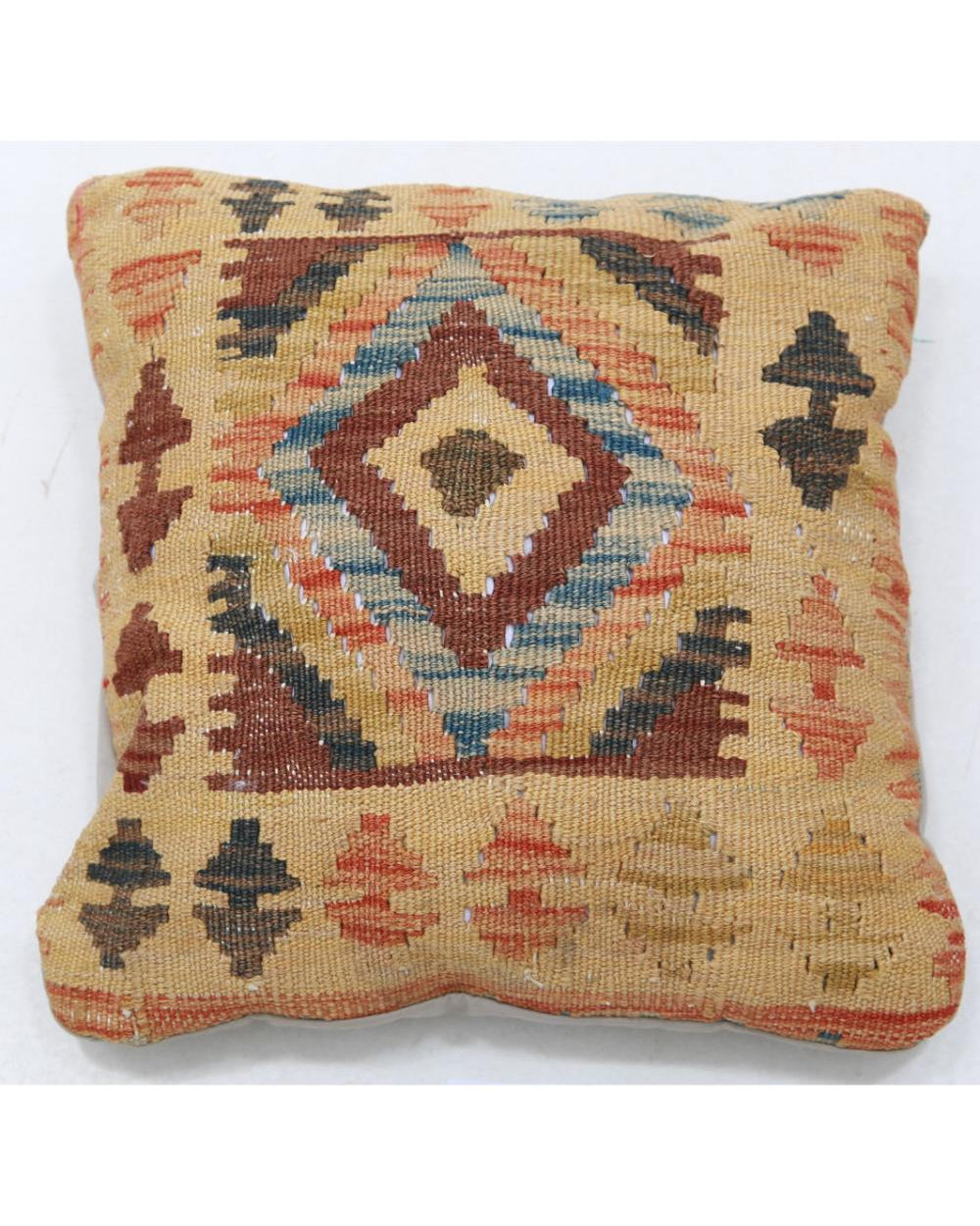 Hand Woven Tribal  Wool Pillow - 1'5'' x 1'5''