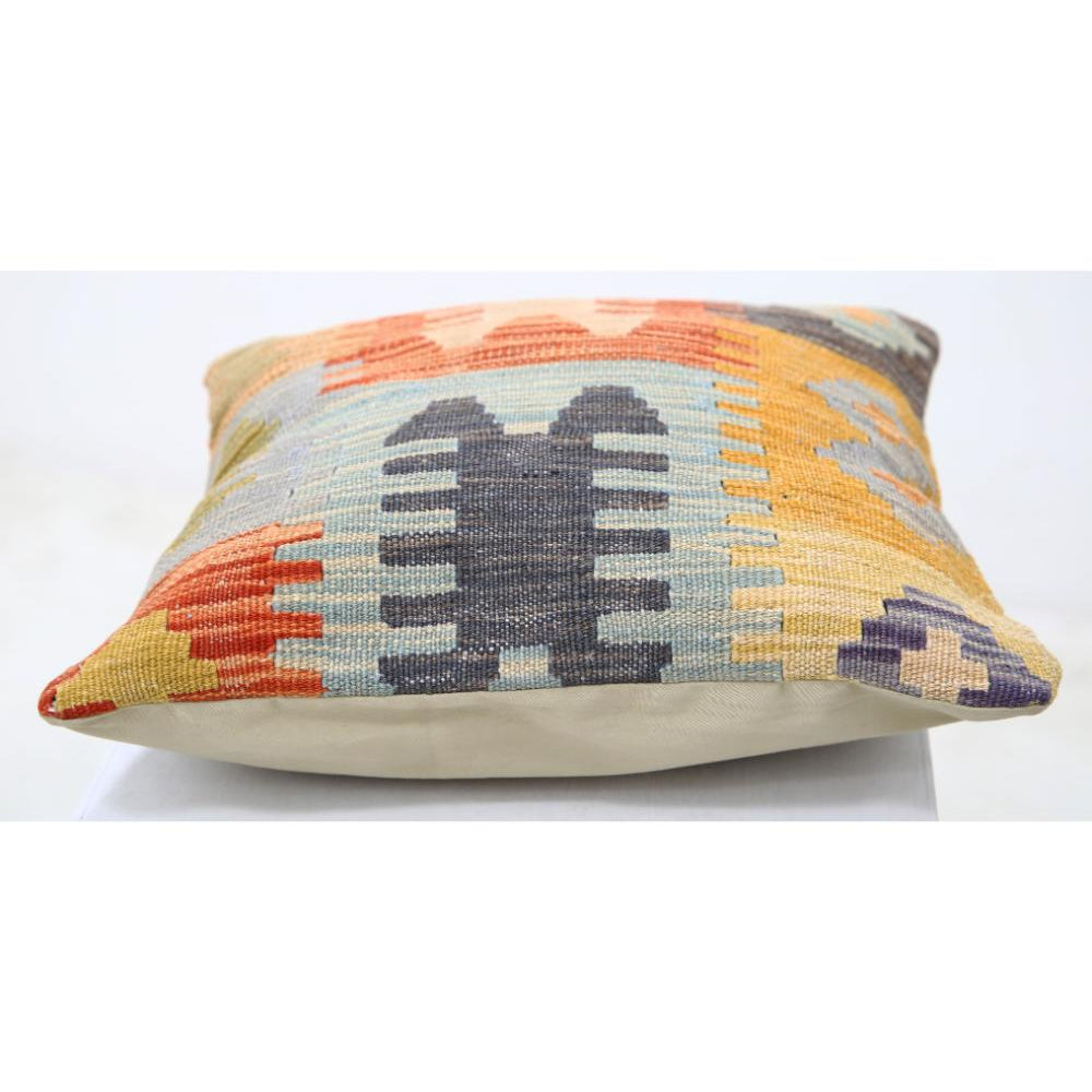 Hand Woven Tribal  Wool Pillow - 1'5'' x 1'5''