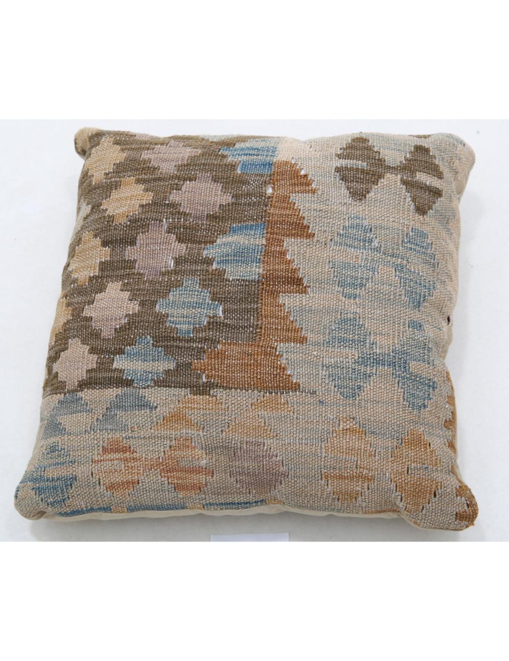 Hand Woven Tribal  Wool Pillow - 1'5'' x 1'5''