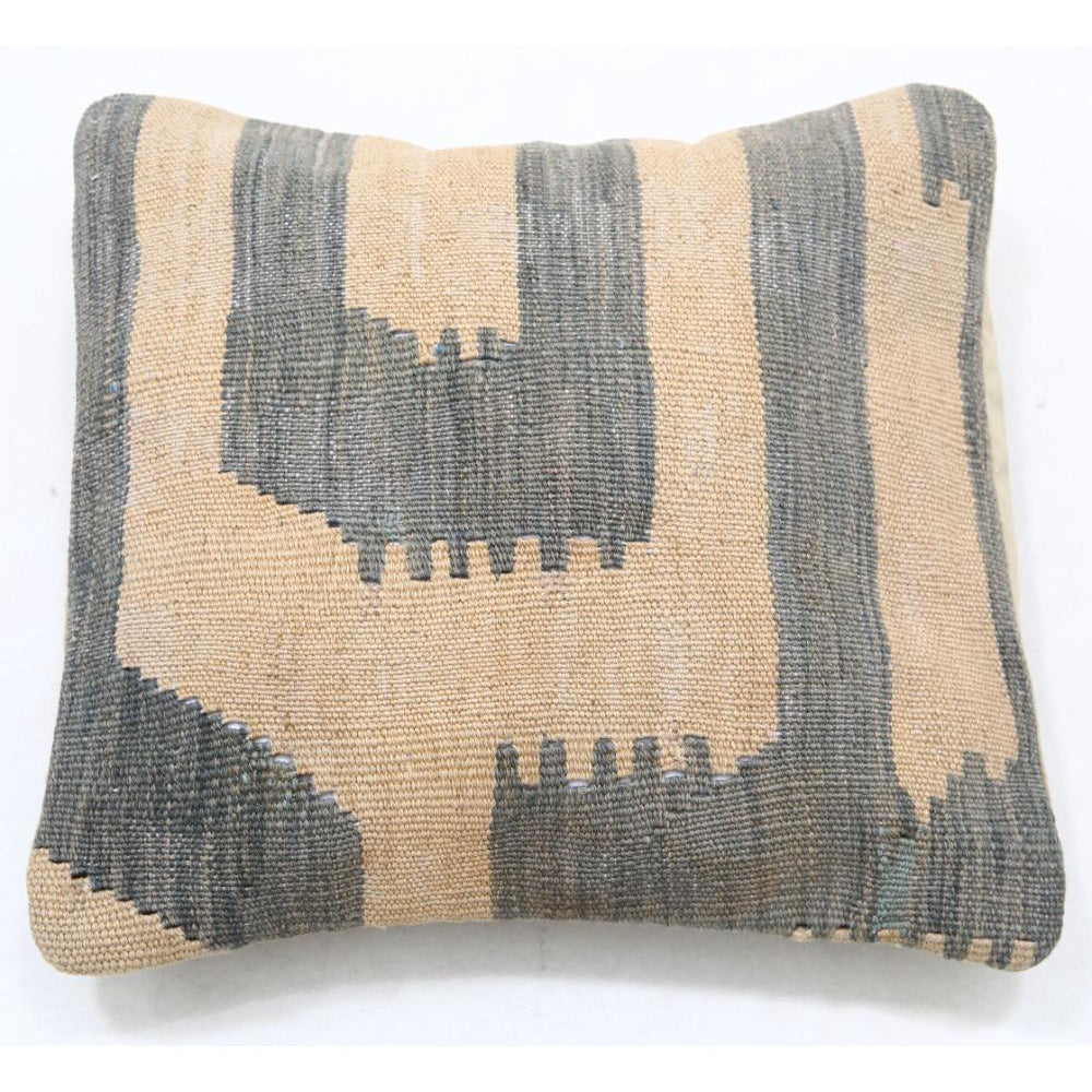 Hand Woven Tribal  Wool Pillow - 1'5'' x 1'5''