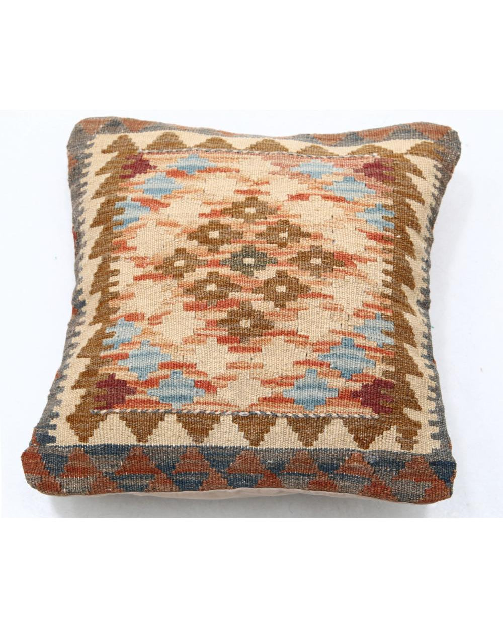 Hand Woven Tribal  Wool Pillow - 1'5'' x 1'5''