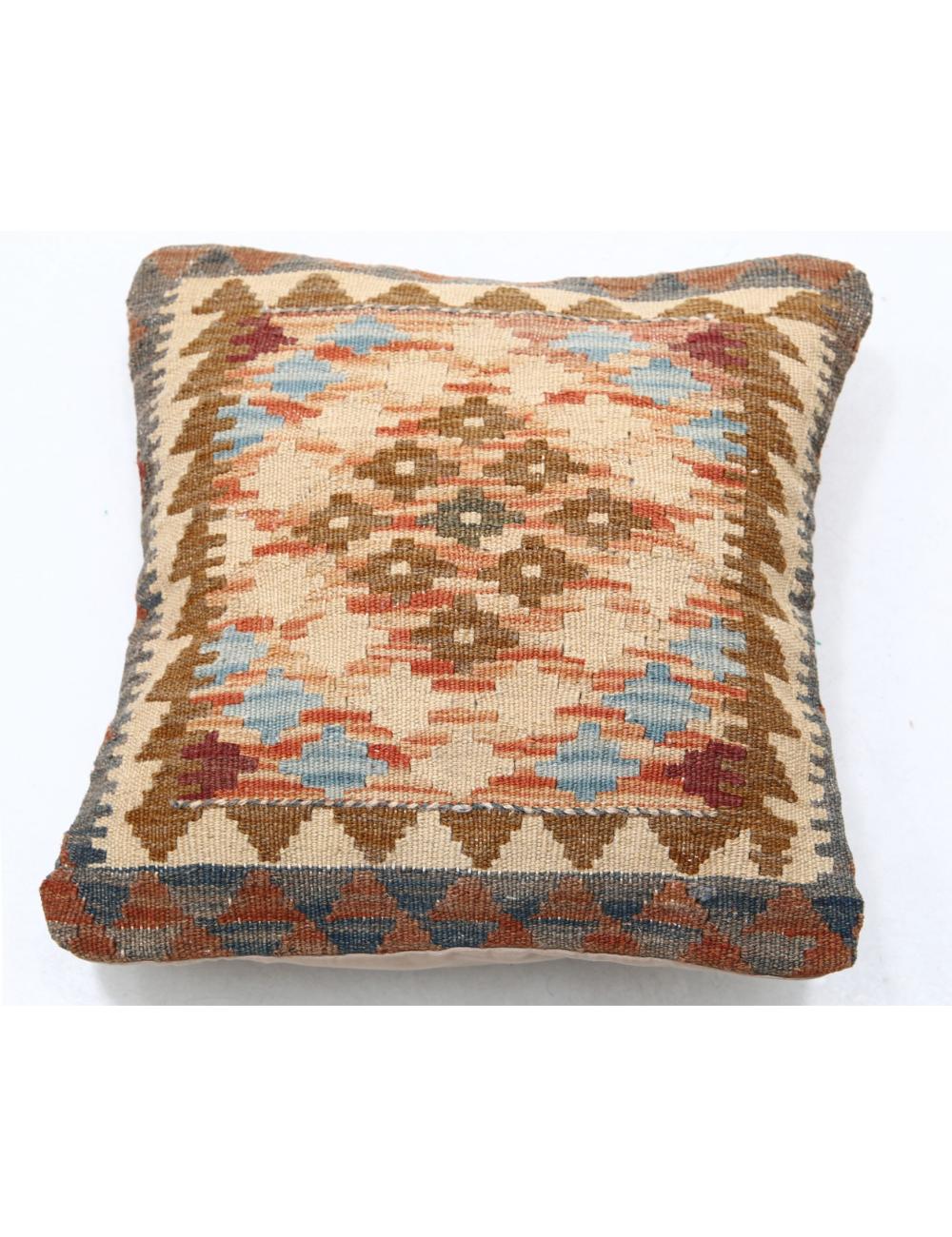 Hand Woven Tribal  Wool Pillow - 1'5'' x 1'5''