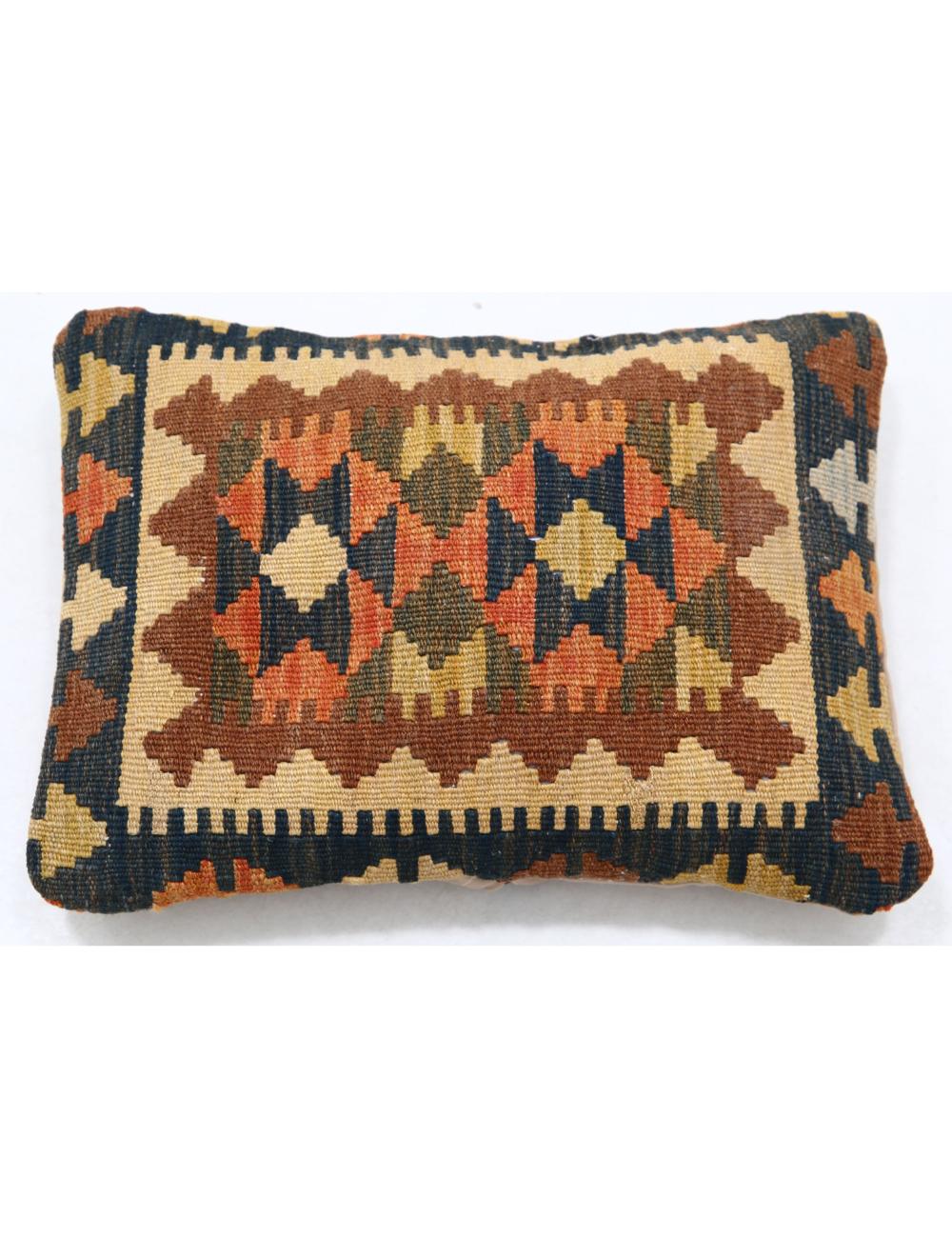 Hand Woven Tribal  Wool Pillow - 1'0'' x 1'5''