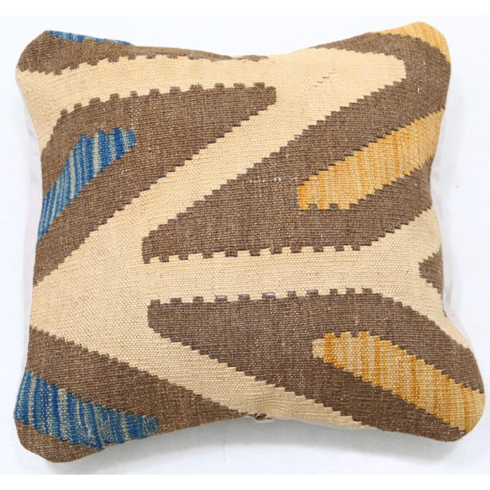Hand Woven Tribal  Wool Pillow - 1'5'' x 1'5''